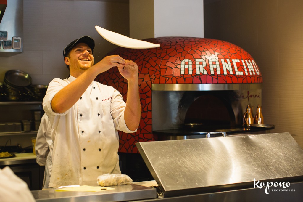 Arancino Kahala Pizza Making